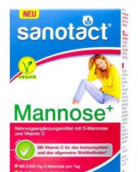 sanotact ® Mannose - Điều trị nhiễm trùng bàng quang và đường tiết niệu
